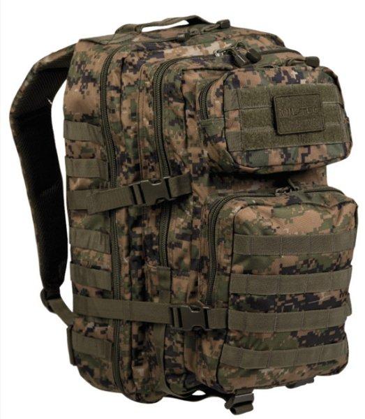 Mil-Tec US Assault Large hátizsák Digital woodland, 36l