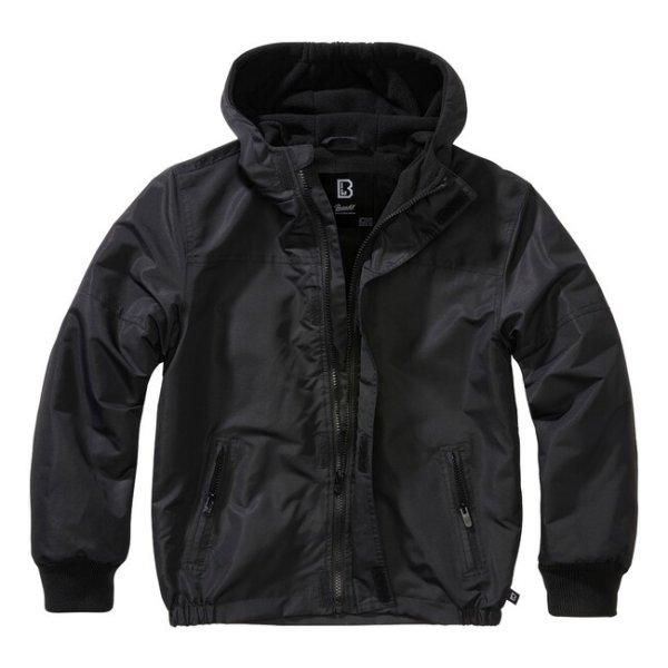 Brandit Windbreaker Frontzip gyerek dzseki, fekete