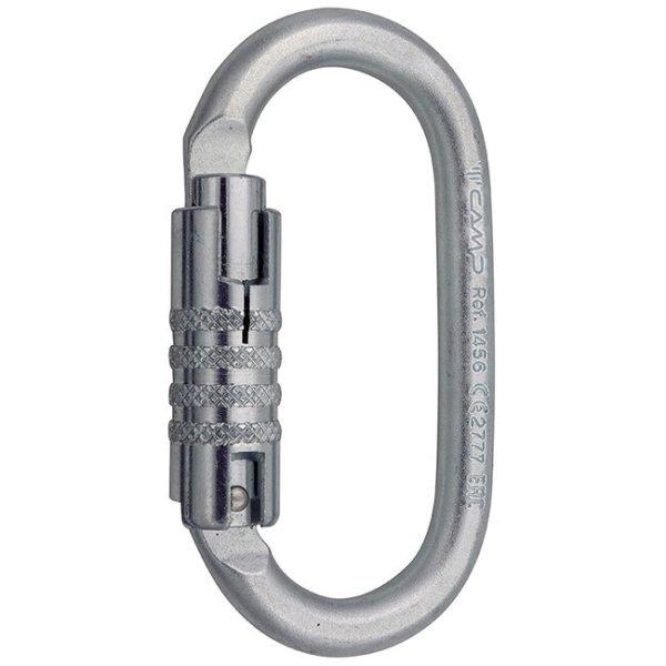 CAMP karabiner acél ovális Pro 3Lock karabiner