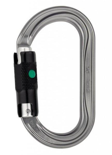 Petzl OK BALL LOCK ovális karabiner automatikus zárrendszerrel