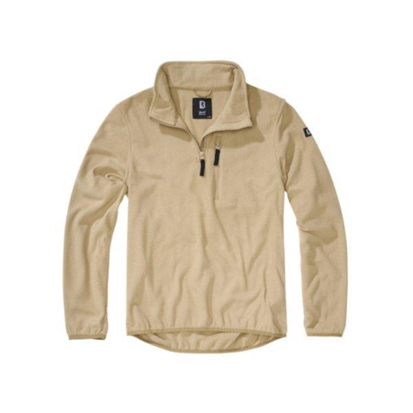 Brandit fleece dzseki Fleece Troyer, camel