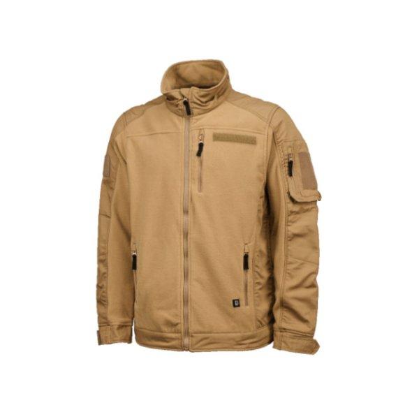 Brandit fleece dzseki Fleecejacket Ripstop camel