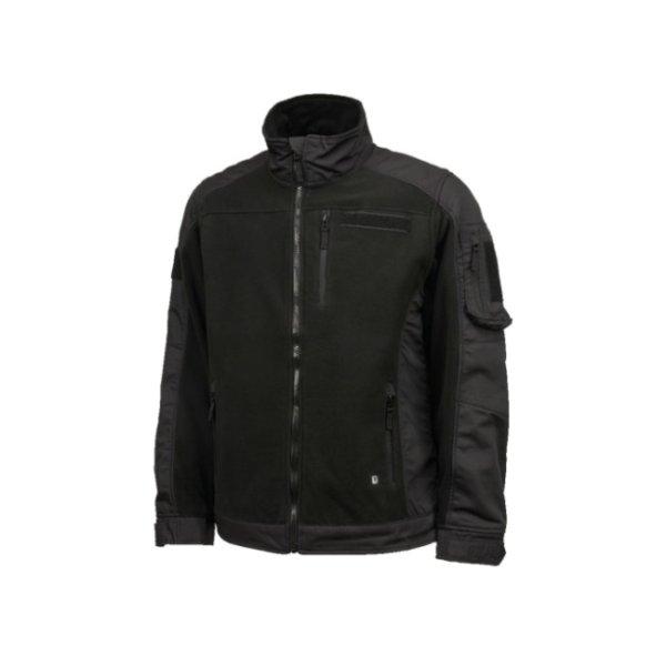 Brandit fleece dzseki Fleecejacket Ripstop fekete