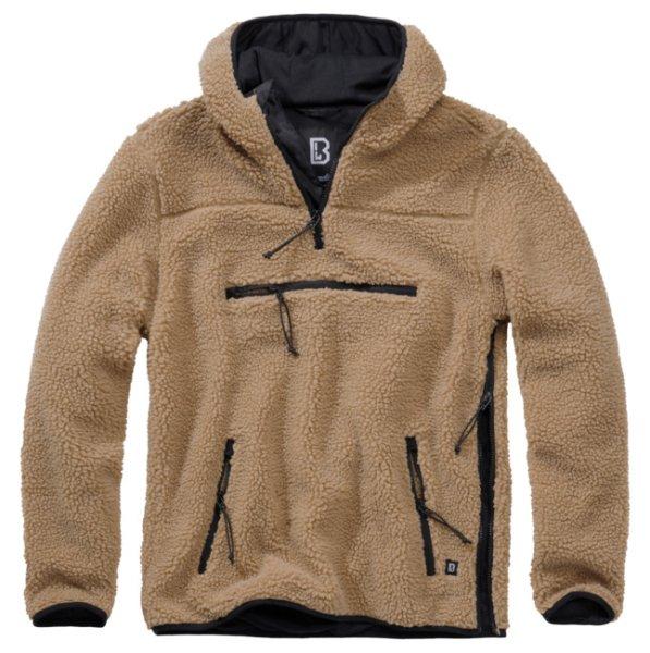 Brandit Teddyfleece Worker Pullover, khaki