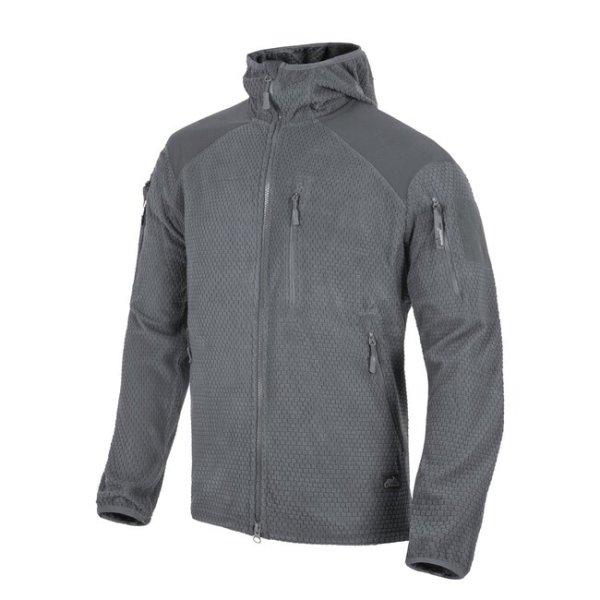 Helikon-Tex Alpha Hoodie - Rács Polár - Árnyékszürke