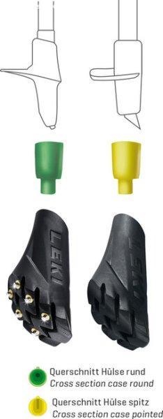 LEKI Pótalkatrész Silent Spike Pad Walking Multi System, fekete