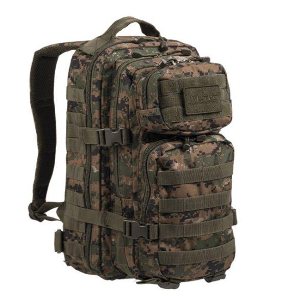 Mil-Tec US Assault Small hátizsák digital woodland, 20l