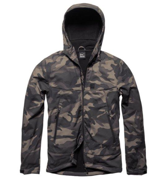 Vintage Industries Alford Softshell kabát, darkcamo