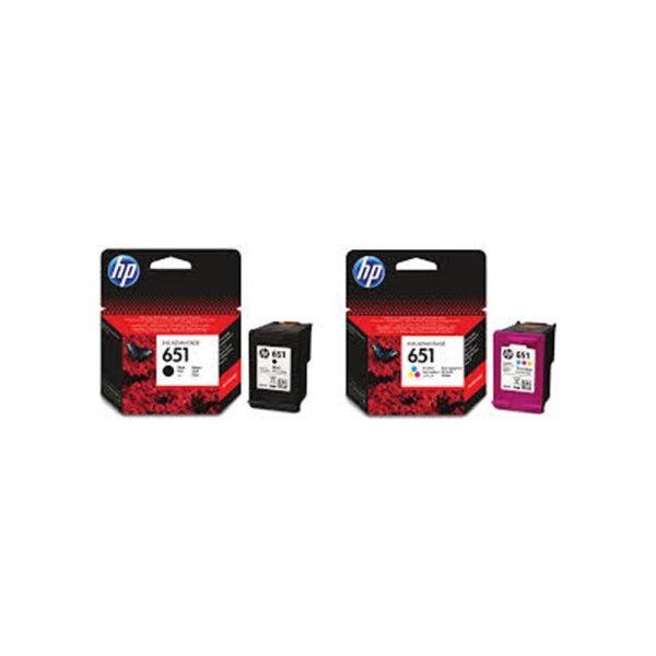 C2P10AE Tintapatron Deskjet Ink Advantage 5575 nyomtatóhoz, HP 651, fekete, 600
oldal