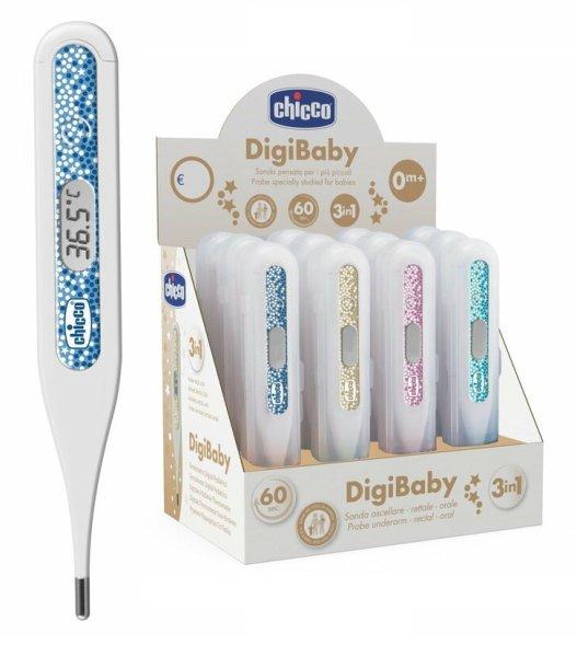 Chicco Digi Baby digitális hőmérő - kék