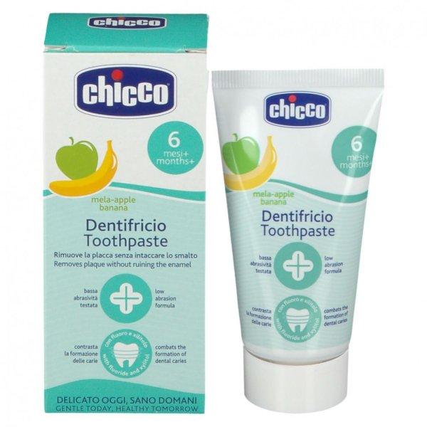 Chicco Alma-Banán ízű fluormentes fogkrém 50 ml 6h+