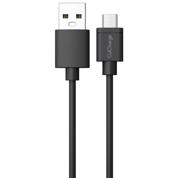 CulCharge 1M kábel MicroUSB, Fekete