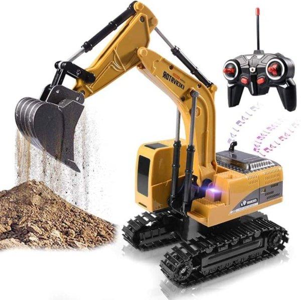 Távirányítós lánctalpas kontrógép DIE-CAST
EXCAVATOR