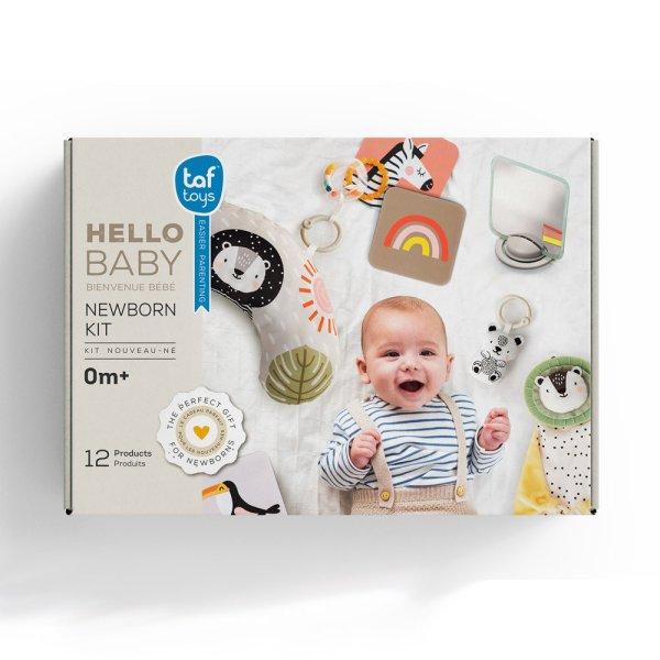 Taf Toys újszölött fejlesztő és játékkészlet Hello Baby Newborn kit
12915