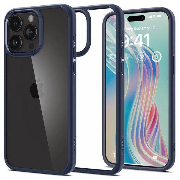 Spigen Ultra Hybrid tok Apple iPhone 15 Pro számára, kék