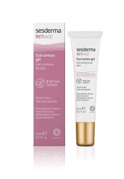 Sesderma Tisztító szemhéj ödéma és sötét
karikák ellen Reti Age (Eye Contour Gel) 15 ml