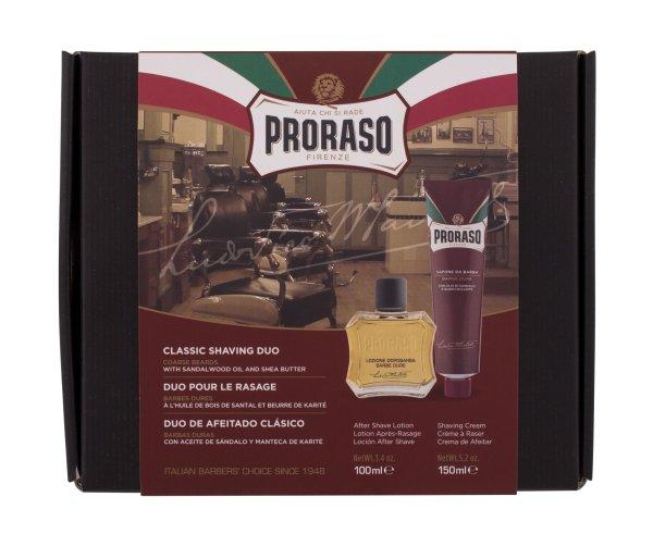 Proraso Borotválkozó ajándékcsomag Sandalwood Oil & Shea
Butter