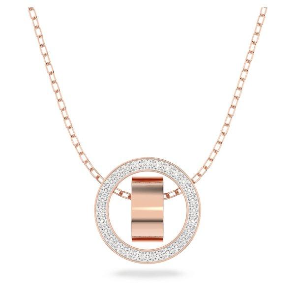 Swarovski Jellegzetes hosszú bronz nyaklánc üreges
kristályokkal 5636500