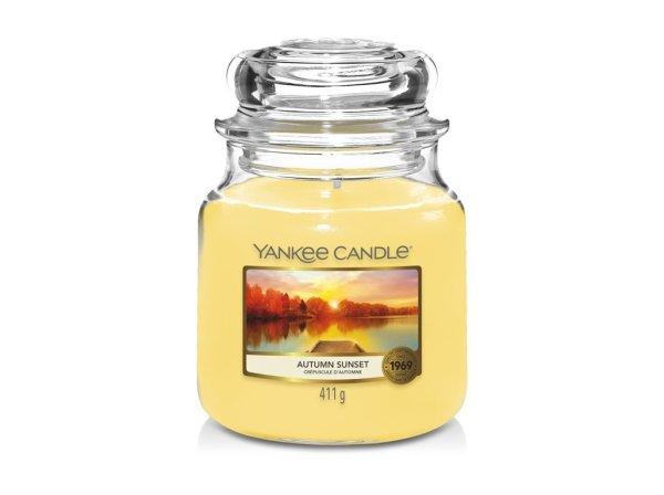 Yankee Candle Illatgyertya Classic Autumn Sunset 411 g - közepes