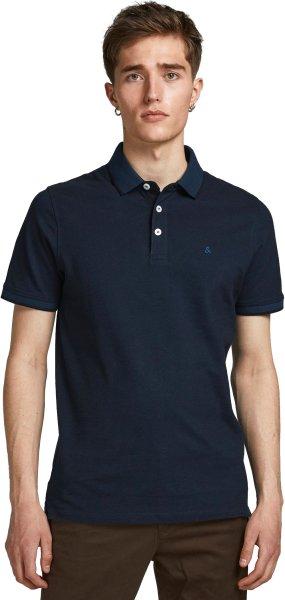 Jack&Jones Férfi pólóing JJEPAULOS Slim Fit 12136668 Dark Navy S