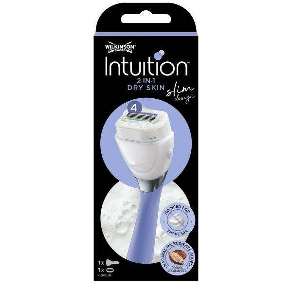 Wilkinson Sword Borotva Intuition Slim Dry Skin + 1 pótfej