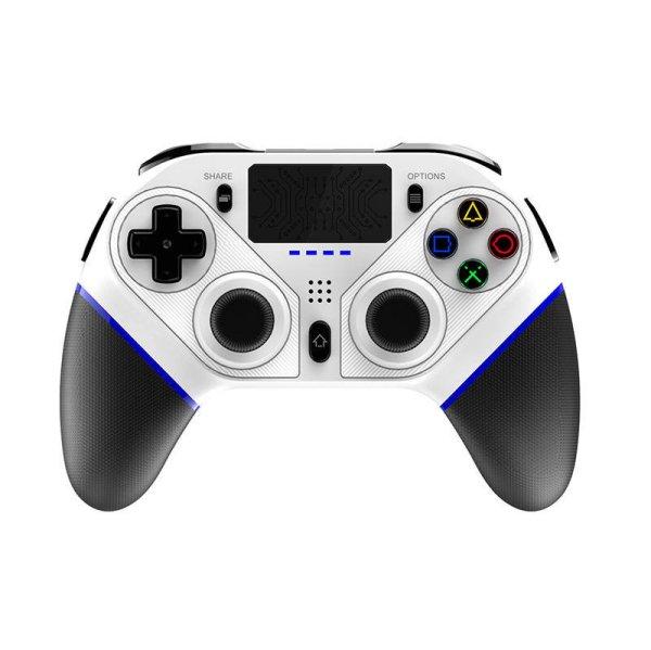 iPega PG-P4010B Ninja vezeték nélküli játékvezérlő touchpad PS4 (fehér)