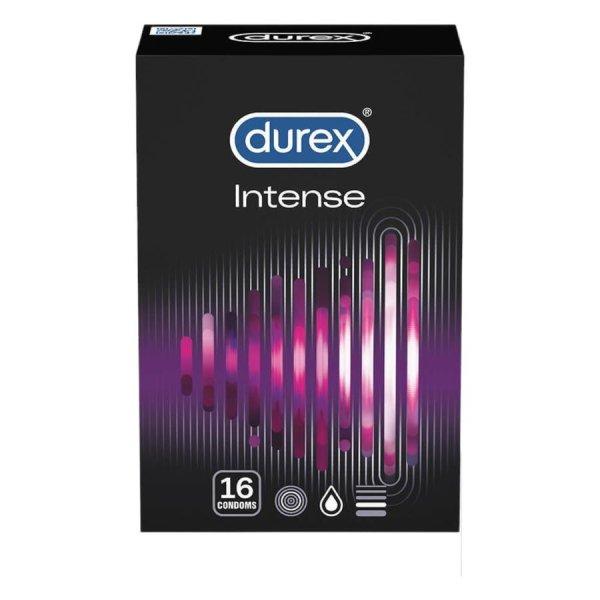 Durex Intense - bordázott és pontozott óvszer (16db)