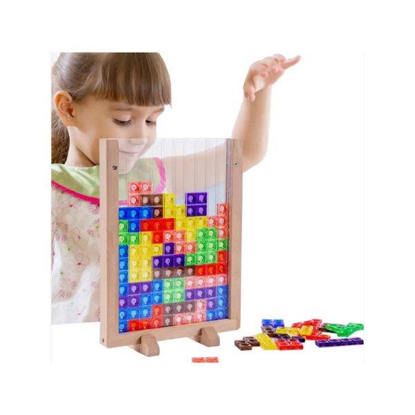 Montessori tetris kirakós játék