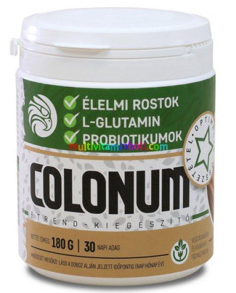 COLONUM 180 g béltisztító étrend-kiegészítő, magas rost és probiotikum,
L-glutamin - Mannavita