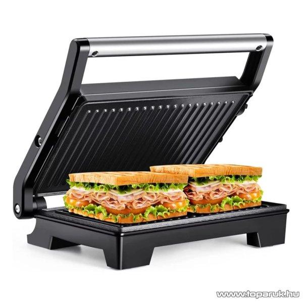 Hausmeister HM8811 Elektromos asztali grillsütő, kontakt grill, panini sütő,
1000 W