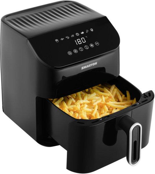 Smarton FR 450 Vita Fryer digitális Air Fryer 4.5L 1350W légkeveréses sütő,
olajmentes olajsütő, forrólevegős sütő, airfryer