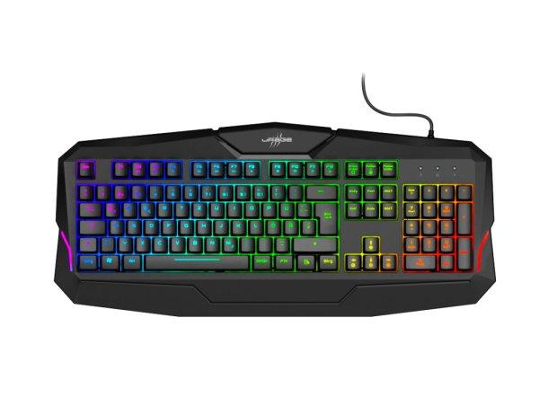 Hama 217817 uRage Exodus 210 RGB LED Illuminated világító USB Gamer / Gaming
105 gombos billentyűzet magyar kiosztással