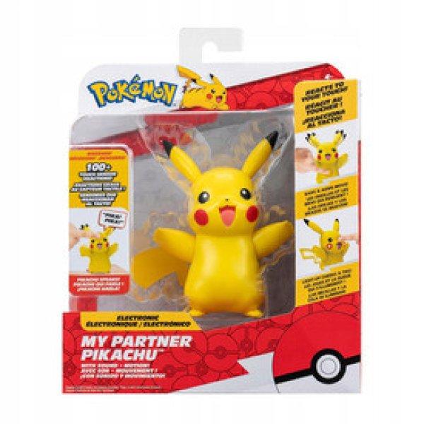 Pokémon Deluxe 11 cm-es Pikachu interaktív figura