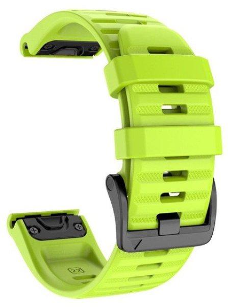 4wrist Szilikon szíj Garmin Fenix 7X/Fenix 6X/Fenix 5X Plus/Fenix 3 - 26 mm
- Green