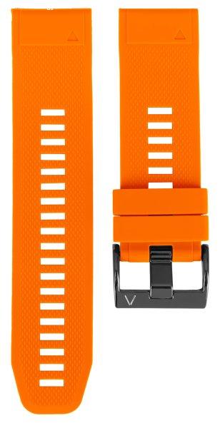 4wrist Szilikon szíj Garmin Fenix 7X/Fenix 6X/Fenix 5X Plus/Fenix 3 - 26 mm
- Orange