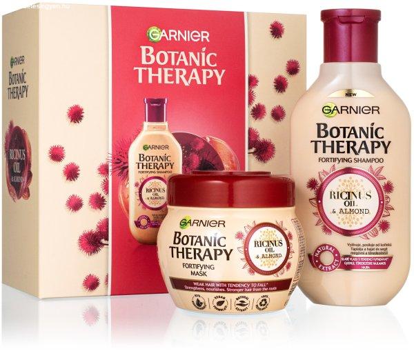 Garnier Ajándék szett erősítő ápolás gyenge
és törékeny hajra Botanic Therapy Ricinus Oil & Almond