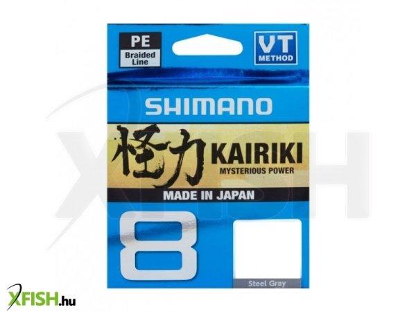 Shimano Line Kairiki 8 Fonott Zsinór Szürke 300m 0,23mm 22,5Kg