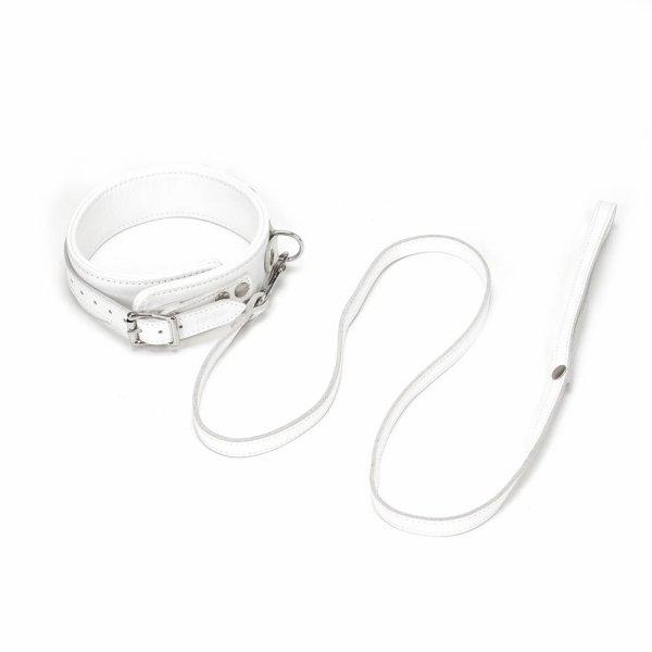  Fuji White Collar with Leash 