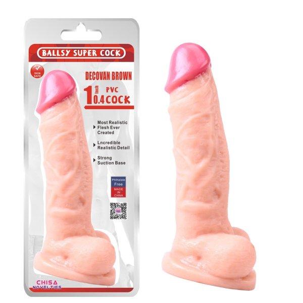  DeCovan Brown 10.4" Dildo 