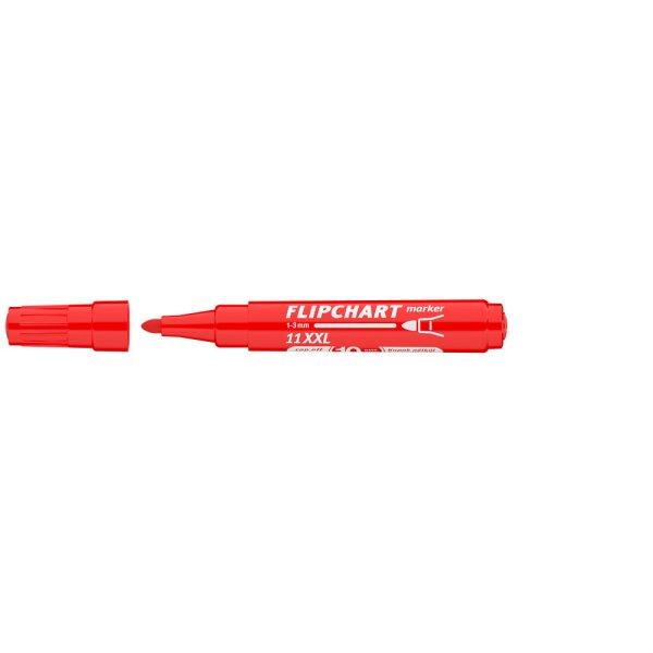 Flipchart marker vízbázisú 3mm, kerek Artip 11XXL piros 