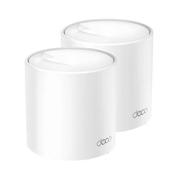 Tp-link Deco X60 (2-pack), AX3000 Whole-Home Mesh Wi-Fi System, Wi-Fi 6,
Qualcomm 1GHz Quad-core CPU, 2402Mbps at 5GHz+5