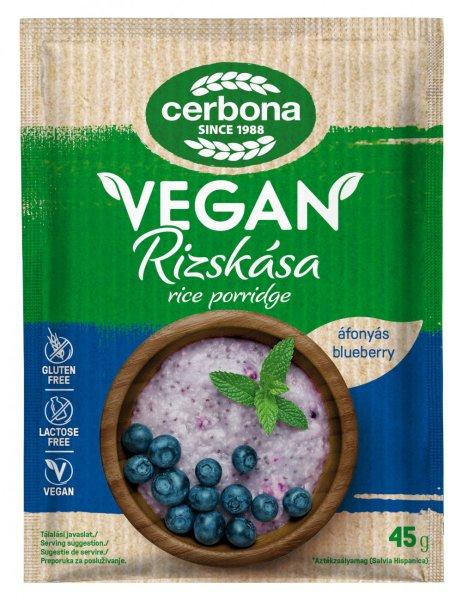 Cerbona vegán rizskása áfonya 45 g