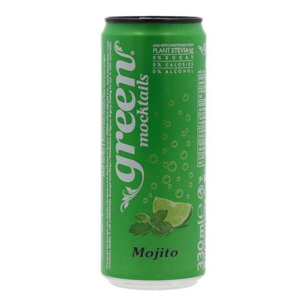 GREEN MOJITO ÍZŰ Ü.ITAL STEVIÁVAL 330ML