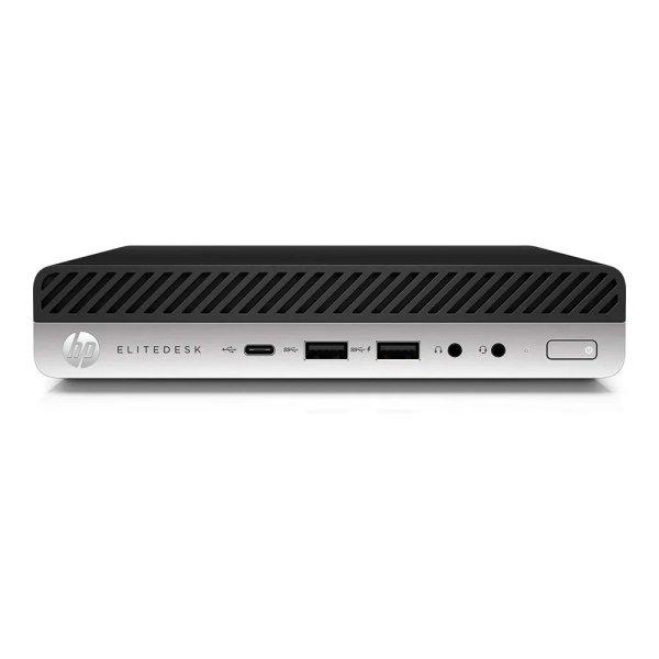 HP EliteDesk 800 G4 DM / Intel i3-8300T / 8GB / 256GB NVMe / Intel UHD Graphics
630 / Win 11 Pro 64-bit használt PC