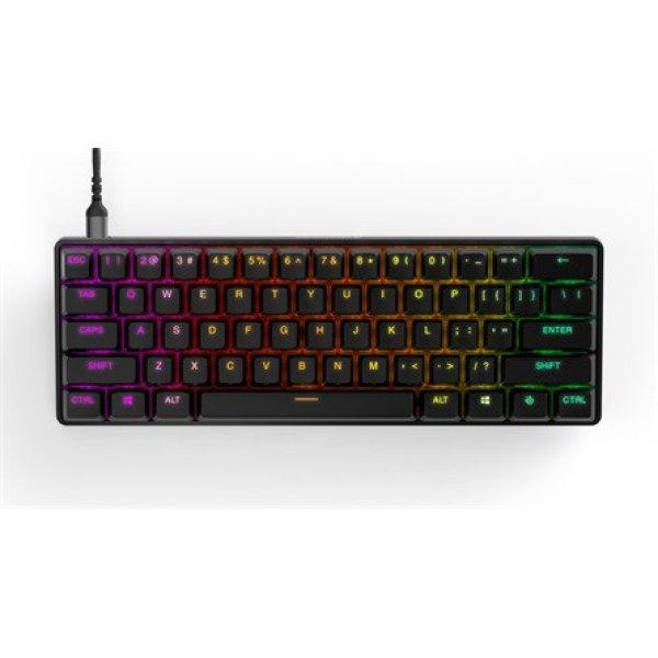 Steelseries Apex Pro mini USB angol gaming OmniPoint billentyűzet fekete