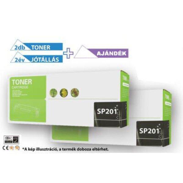 Ricoh -hoz SP201 (201HE) ►2DB◄ UTÁNGYÁRTOTT toner + ►meglepetés◄
(2x2600 oldalas)