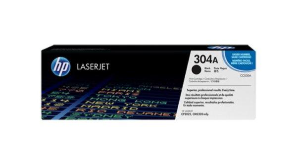 HP CC530A (304A) fekete eredeti toner (≈3500 oldal)