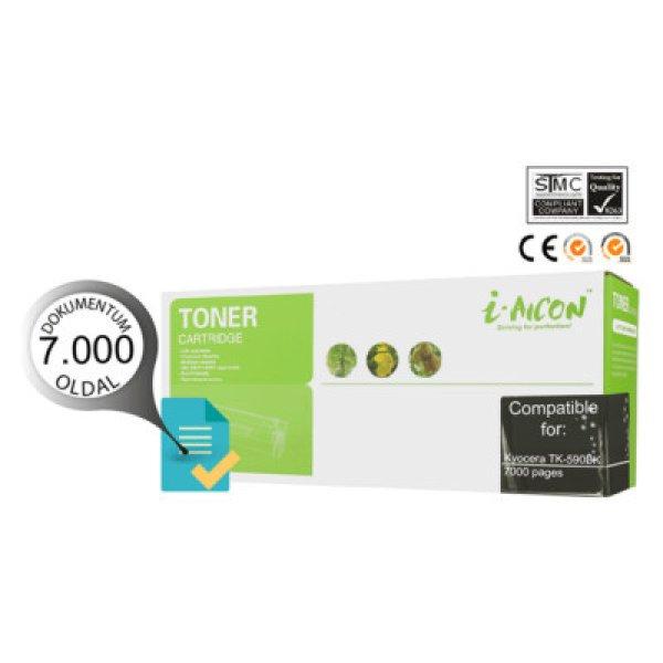 Kyocerá -hoz TK-590 FEKETEUTÁNGYÁRTOTT toner (~7000 oldalas)