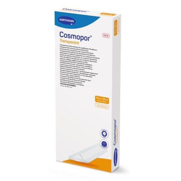 Cosmopor® Transparent steril filmkötszer sebpárnával (10x30 cm; 25 db)