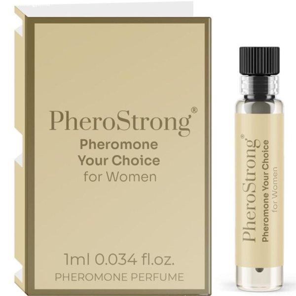 PHEROSTRONG - FEROMON PARFÜM A VÁLASZTÁSODRA NŐKNEK 1 ML